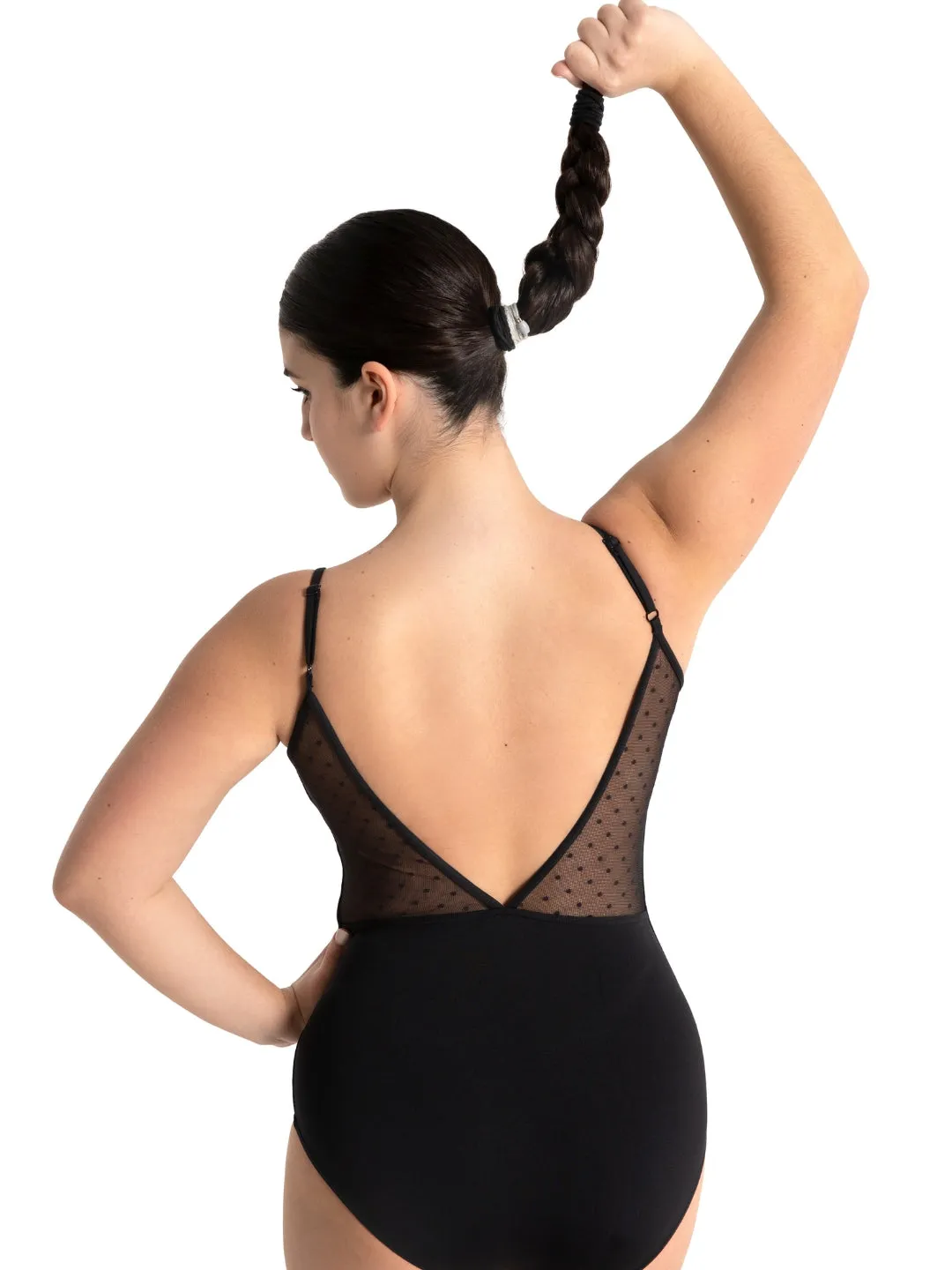 12000W Mesh Back Camisole Leotard