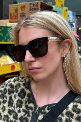 A Kjaerbede Nancy Demi Tortoise Sunglasses