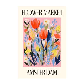 Amsterdam Flower Market , By Lia Nell