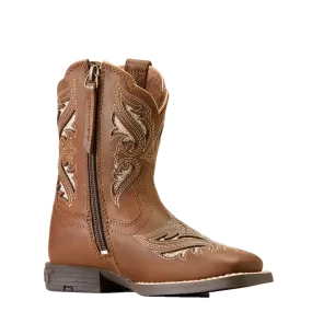 Ariat Children Girl's Round Up Bliss Sassy Brown Western Boot 10046883