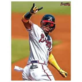 Atlanta Braves: Ronald Acuña Jr.  Mural        - Officially Licensed MLB Removable Wall   Adhesive Decal