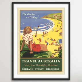 Australian Vintage Travel Poster