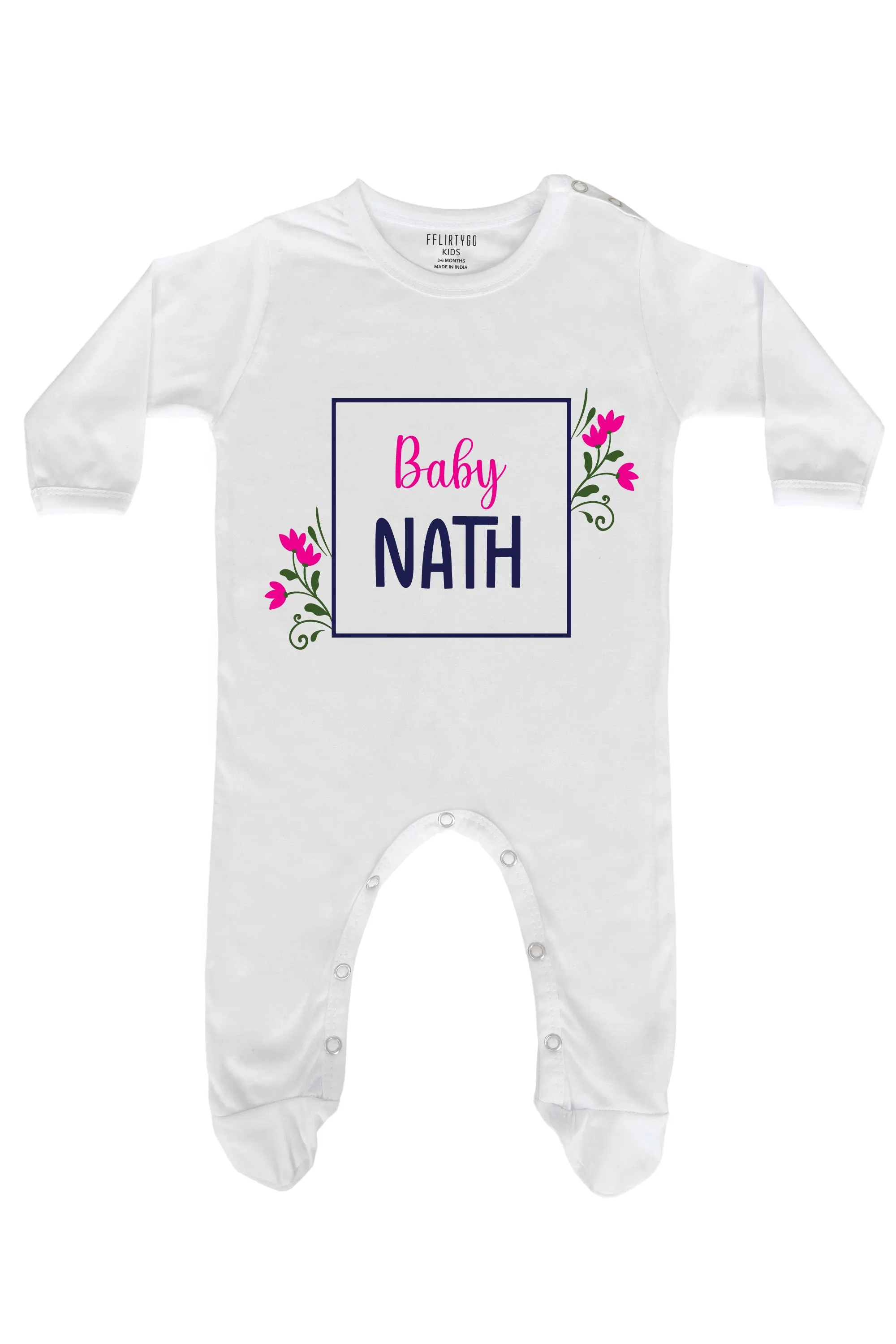 Baby Custom Surname Baby Romper | Onesies