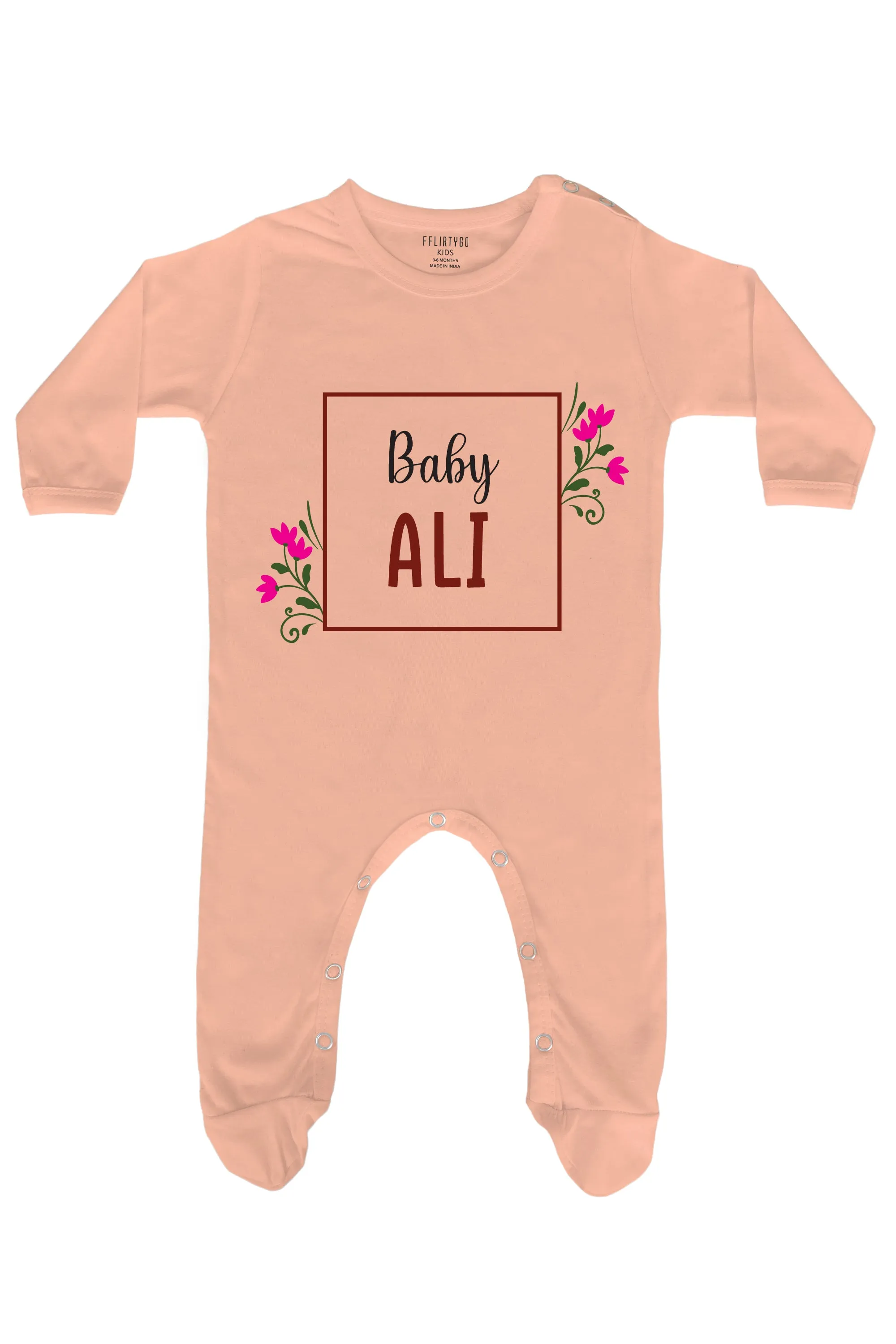 Baby Custom Surname Baby Romper | Onesies