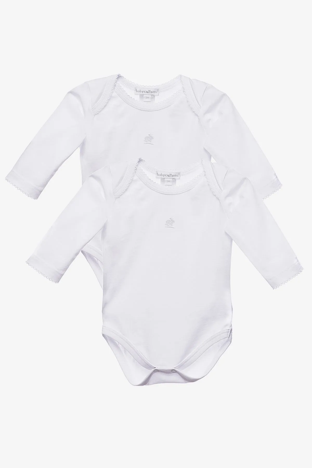 Baby Onesie Babycottons 2-pack Long Sleeve