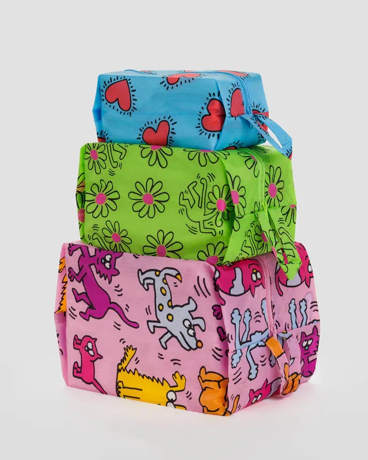 Baggu - 3D Zip Set | Keith Haring