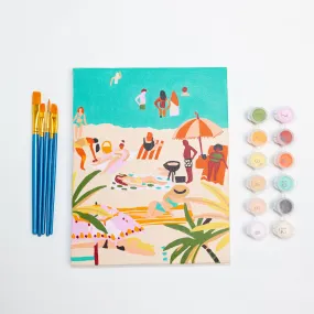 Beach Day Paint-by-Numbers by Paint Anywhere