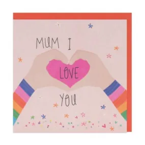 Belly Button Designs Mum I Love you card