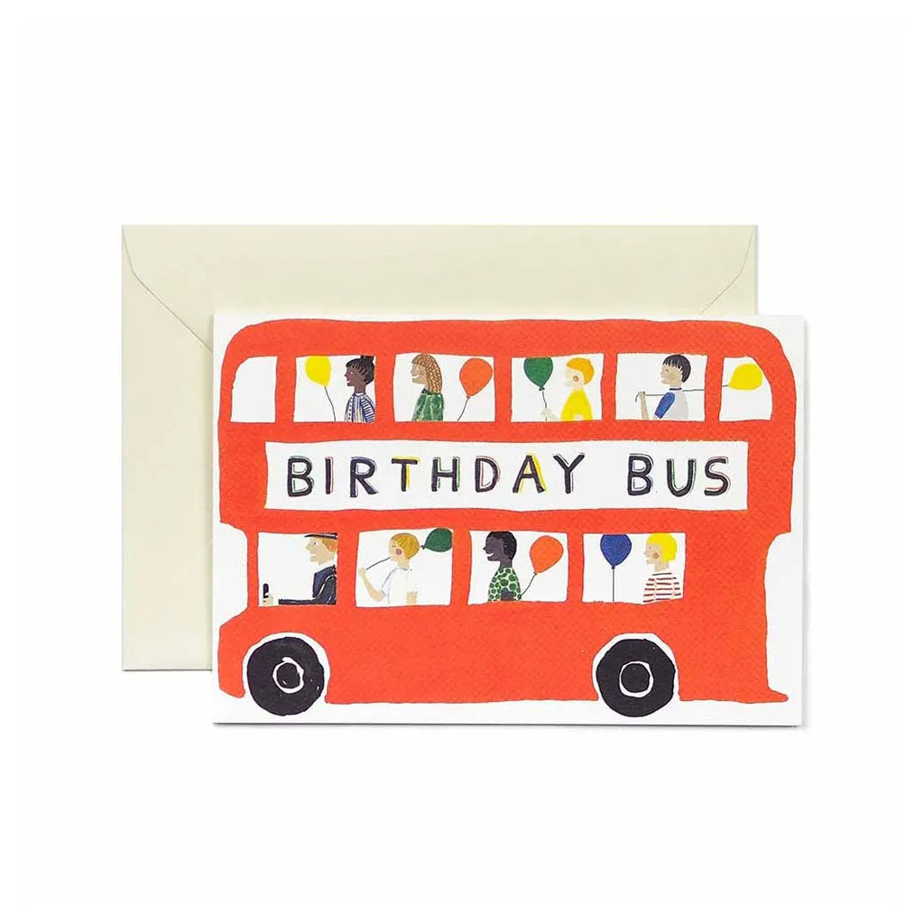 Birthday Bus Card