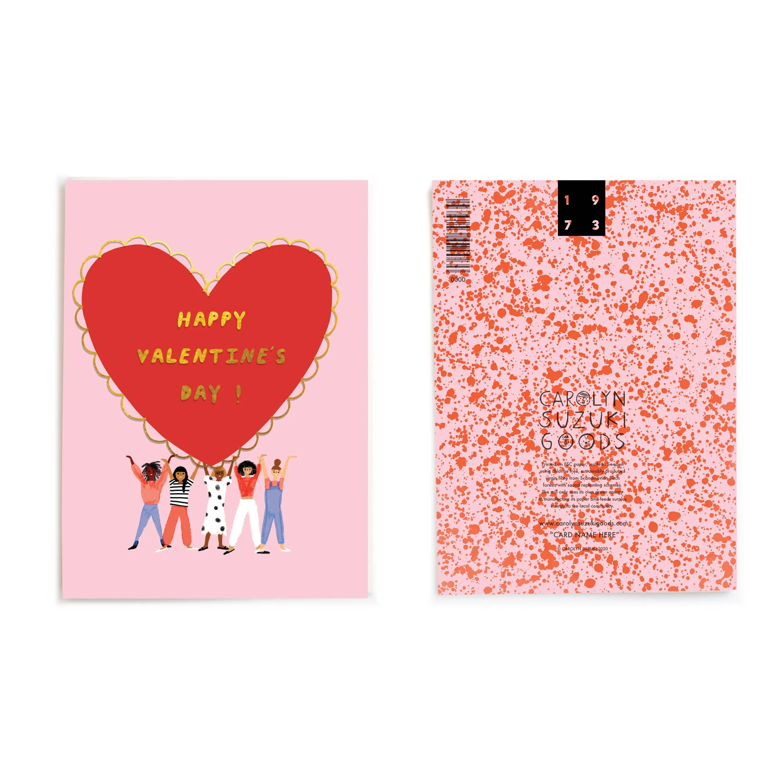 Carolyn Suzuki - WE LOVE YOU - Valentine's Day Card