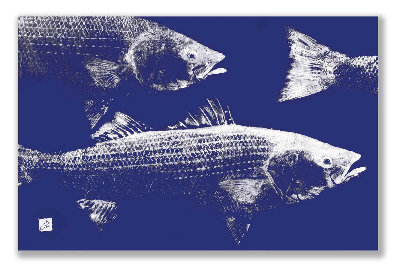 Copy of Striped Bass School Placemat