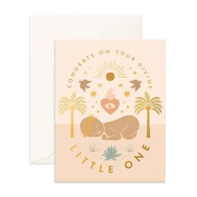 Divine Little One Greeting Card