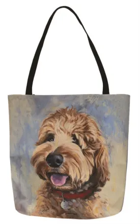 Doodle Canvas Printed Tote Bag by Lindsay Kivi©