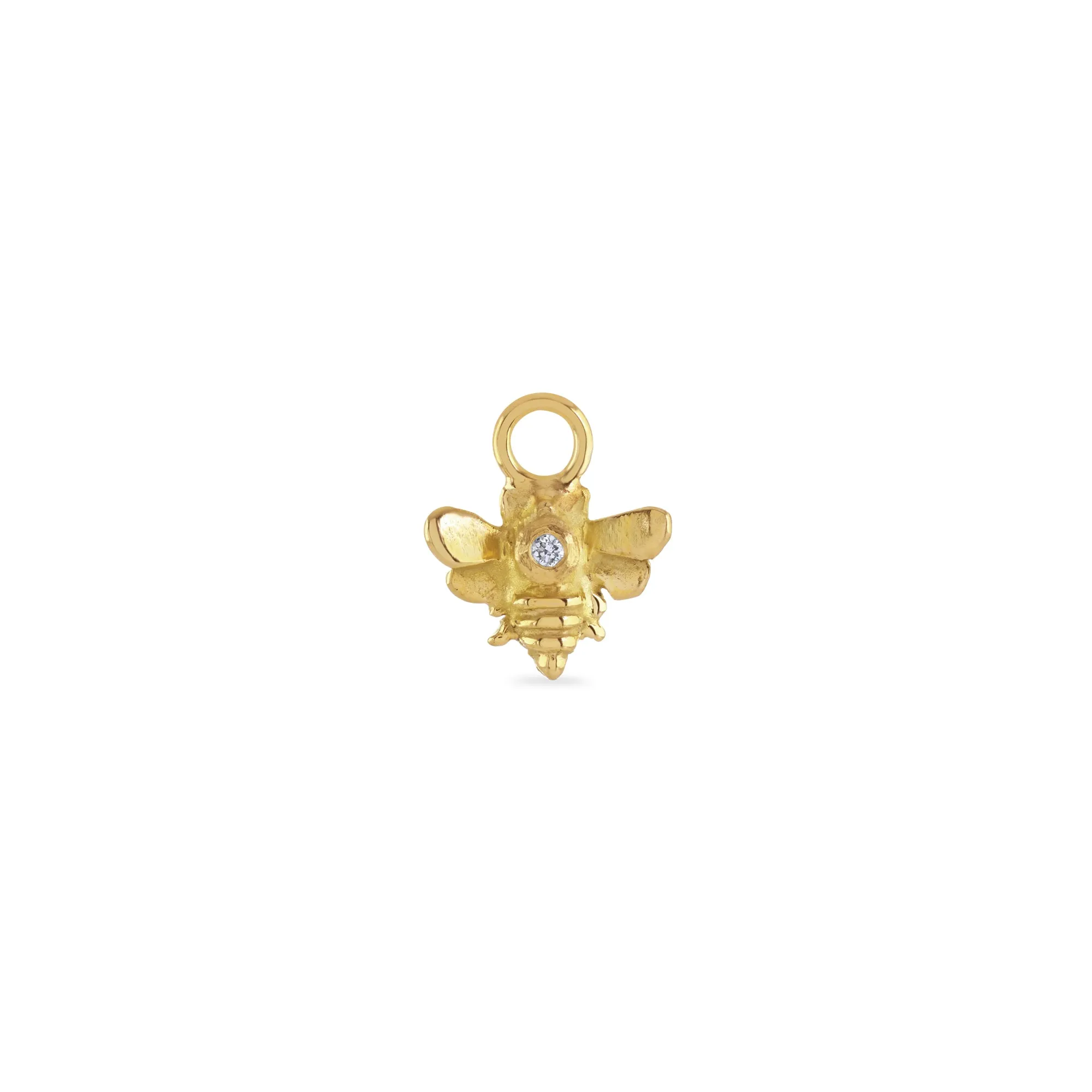 Gold & Diamond Baby Bee Charm