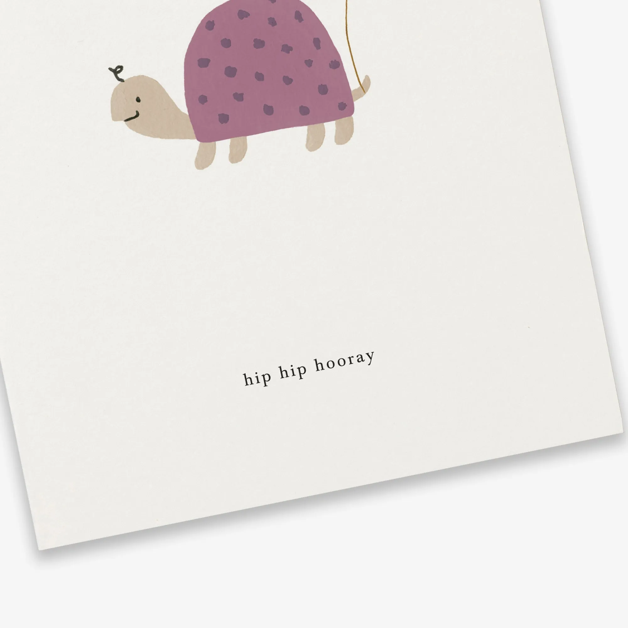 GREETING CARD // BIRTHDAY TURTLE