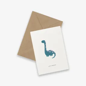 GREETING CARD // DINOSAUR