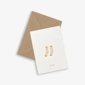 GREETING CARD // SOCKS