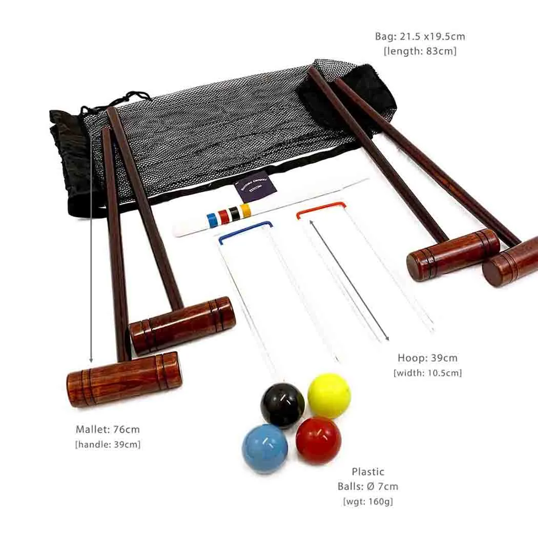 Hatford Croquet Set - Superior Quality - All Ages