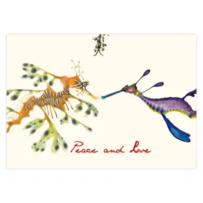 Holiday Kisses Cards, Seadragons