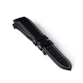 Leather Strap - EP120 Black/White