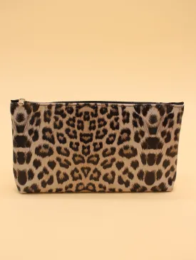 Leopard Envelope Makeup Bag Cosmetic Organizer Toiletries Bag Makeup Organizer