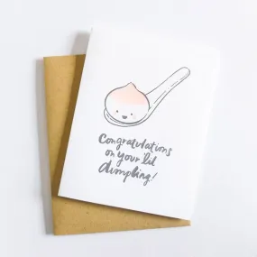 "Lil Dumpling" Card