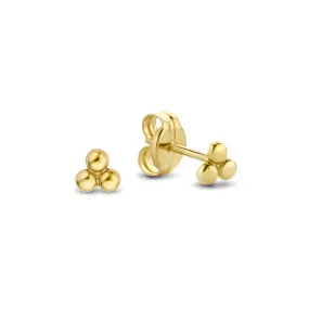 Rivoli Claire 14 karat gold ear studs