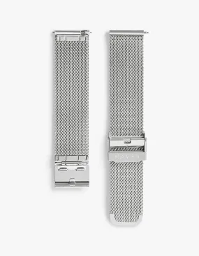 Silver Mesh Watch Band