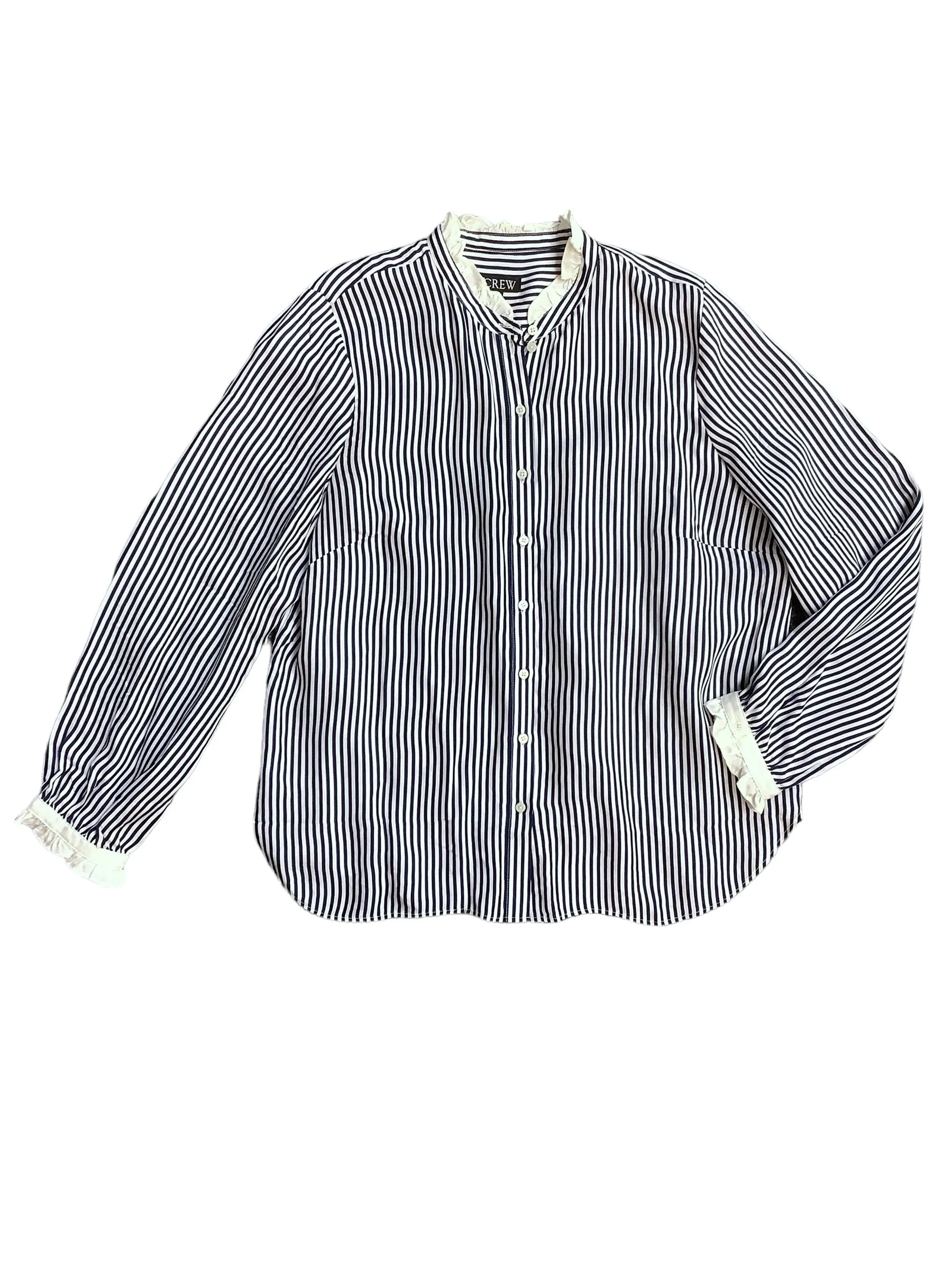 Top Long Sleeve By J. Crew In Striped Pattern, Size: 2x