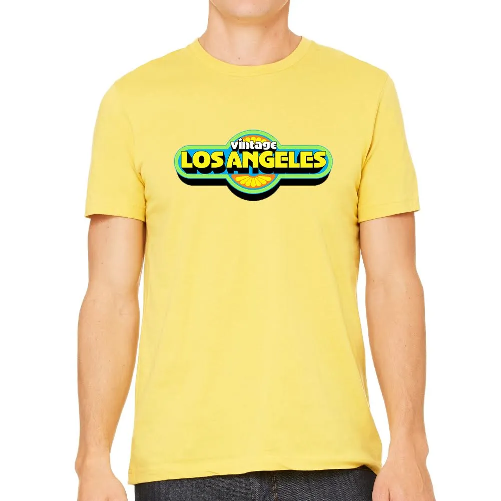 Vintage LA Men's Yellow Tee